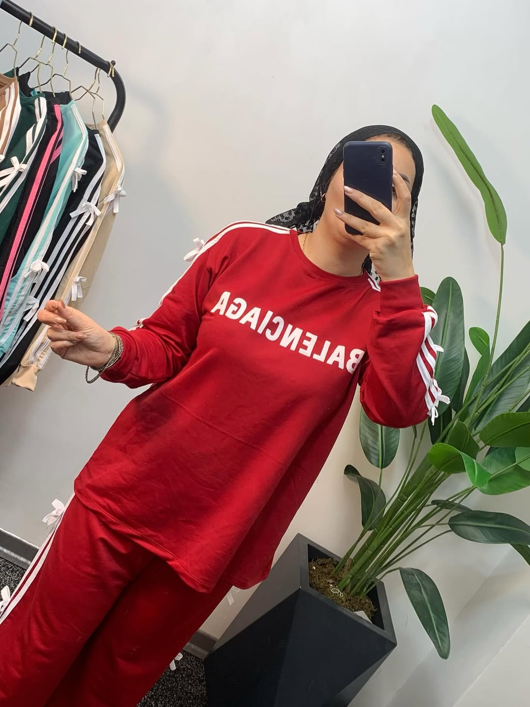 ست بلوز شلوار نخ پنبه سایز ۵۴